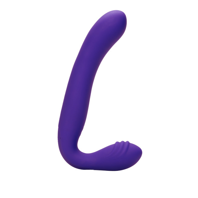 Share the pleasure with the Rechargeable Silicone Love Rider... CEN - Love Rider Strapless Strap-On - Pink photo-2