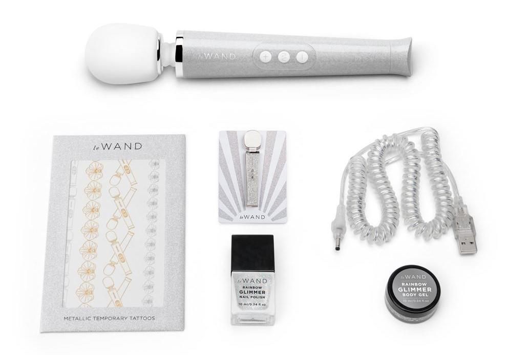 Winner of the prestigious Women’s Health FEMTECH Awards, All... Le Wand - All The Glimmers Set - White photo-9