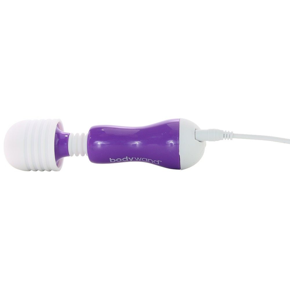 Deceptively powerful: Engineered for strong continuous stimu... Bodywand - Rechargeable Mini Wand w/Attachments - Purple photo-3
