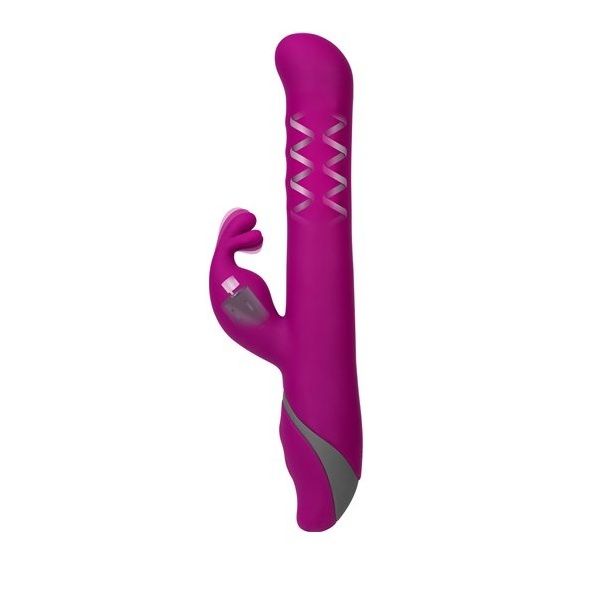 Get moving with Samba!
These smooth curves rotate and twist... Commotion - Samba Vibrator - Raspberry photo-2