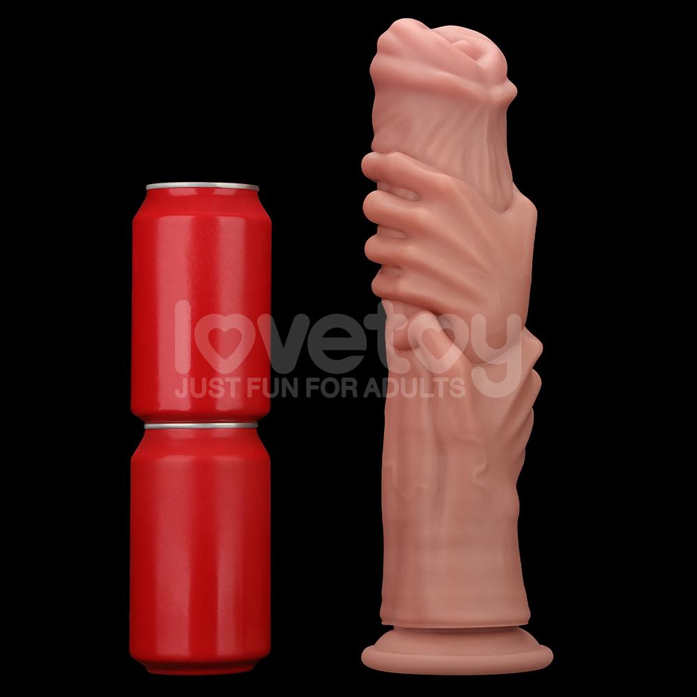 Lovetoy - 12.5" 之手怪兽假阳具 - 肉色 照片-15