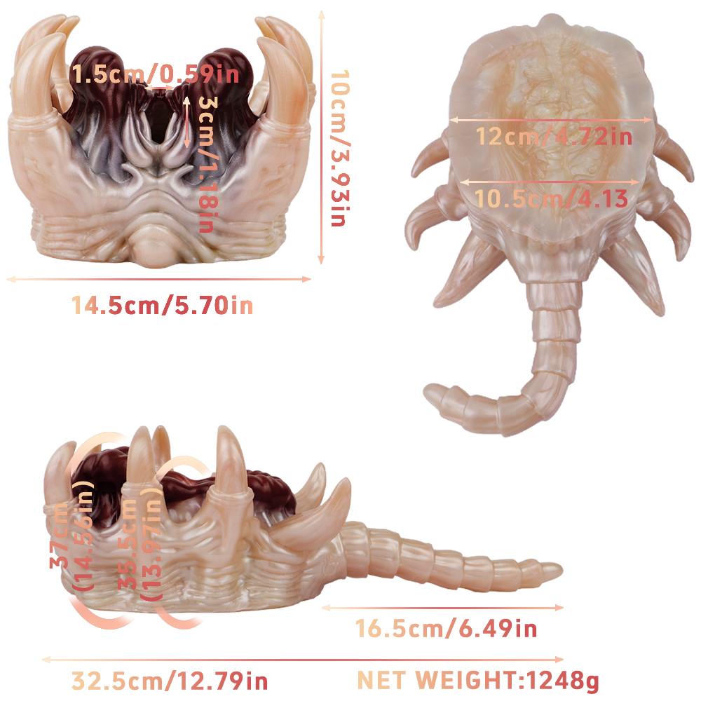 Fantasy masturbator
Material: Liquid silicone
Length: 32.5... FAAK - Soul Embracer Masturbator - Flesh/Red photo-12