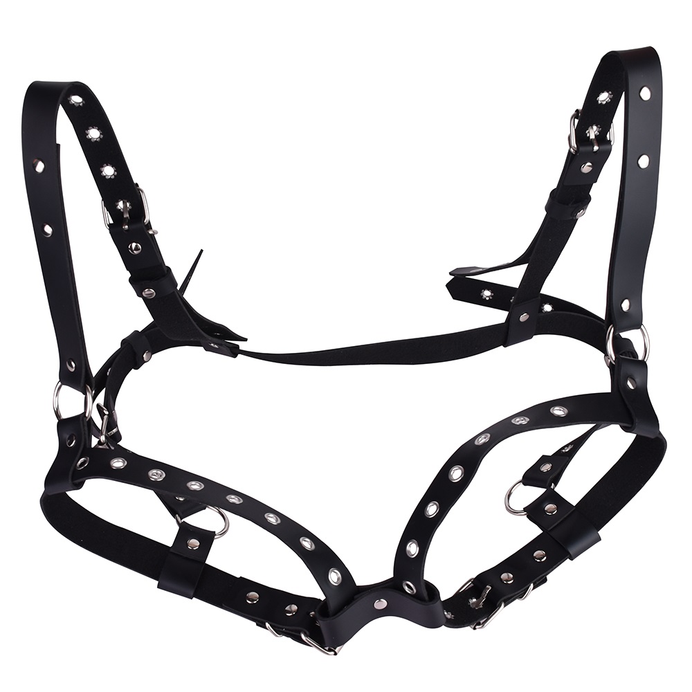 FAAK - Breast Bondage Belt - Black 照片-5