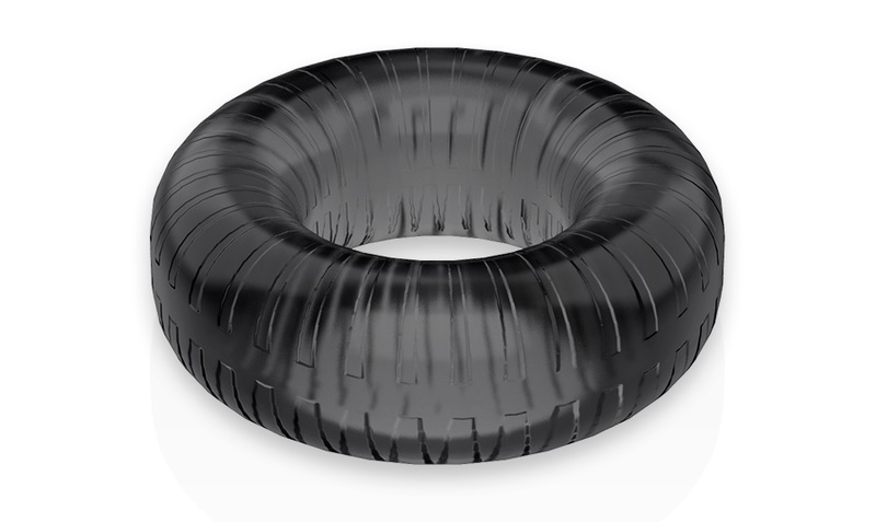 Extend the fun and make the pleasure last with this hypoalle... Powering - Super Flexible Resistant Ring PR07 - Black photo-3