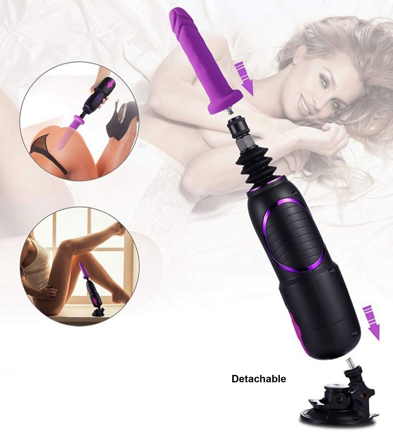 The Hismith Premium Travel Fuck Machine 2.0 may be small in ... HiSmith - Pro Traveler Sex Machine 2.0 - Purple photo-7