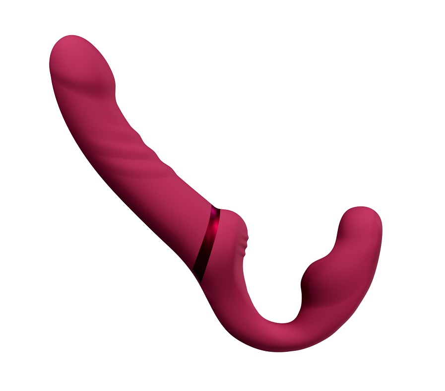 Flexible double-ended vibrating strapless strap-on.
Two bod... Lovense - Lapis Vibro Strap-On photo-7