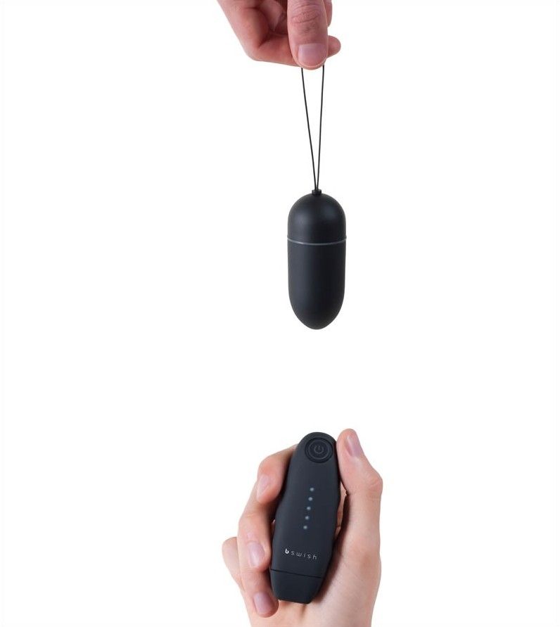 Share an intimate secret with your lover at home or in publi... B Swish – Bnaughty Unleashed Classic Bullet – Black photo-2