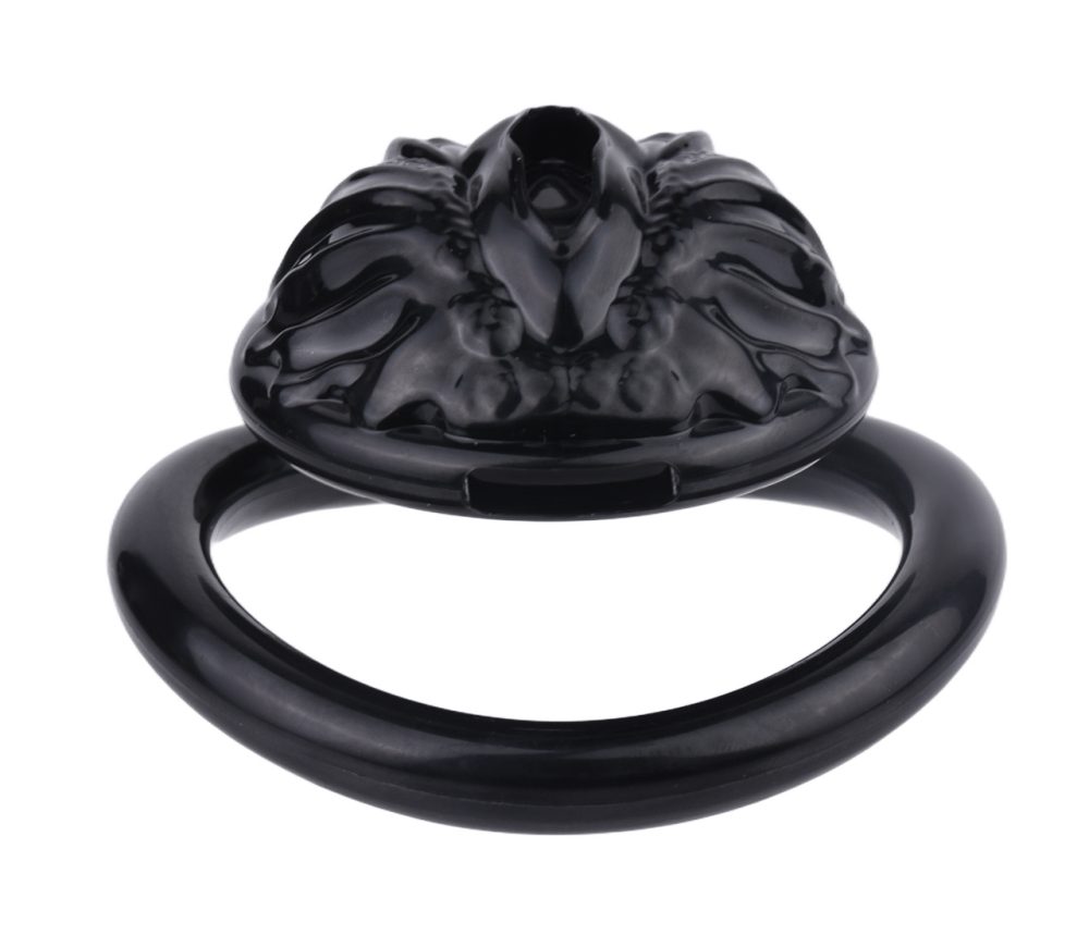 Material: Resin
Cage high: 21mm  ... FAAK - Resin Pussy Chastity Cage - Black photo-5
