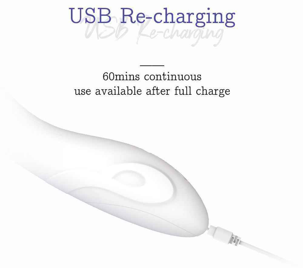 Surrender to the supreme sensations of vibrators, a heavenly... Drywell - Bending Vibrator - White photo-13