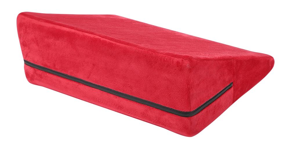 Shaped in ramp, this pillow makes every new sex position eas... MT - Sex Position Pillow Small - Dark Red photo-9