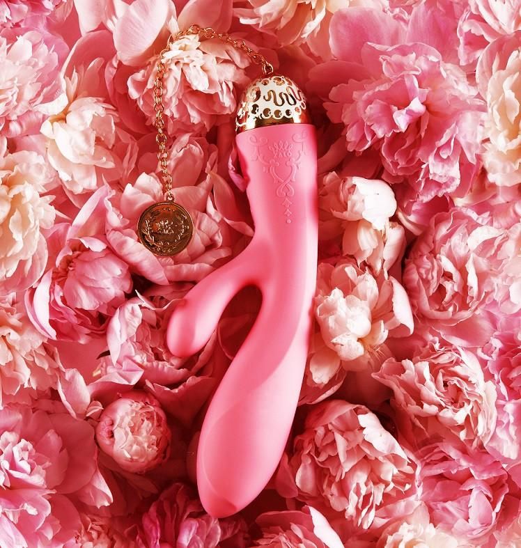 Named after noble lady, Rosalie presents the leisure and lux... Zalo - Rosalie APP Rabbit Vibrator - Rouge Pink photo-2