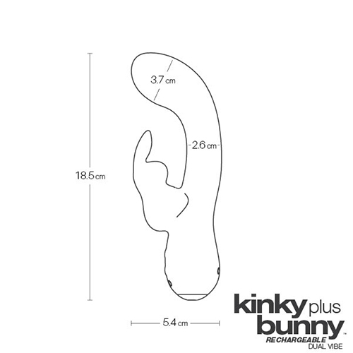 OhhhBunny - Kinky Bunny Plus 兔子震動棒 - 紫色 照片