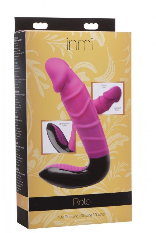Use it for an intense masturbation experience or let your lo... Inmi - Roto 10x Rotating Vibe - Pink photo-8