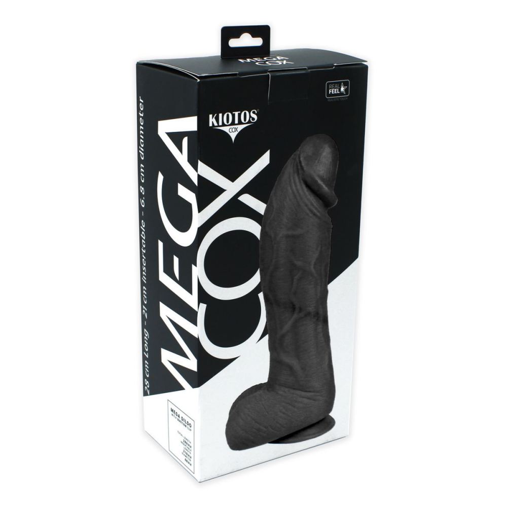 Kiotos - #06 Huge Realistic Dildo - Black photo-12