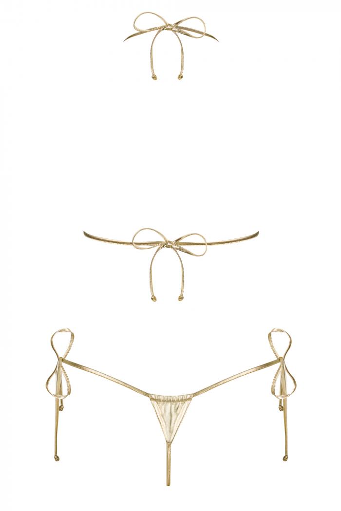 Show the best what you’ve got in this super feminine Bella V... Obsessive - Bella Vista Bikini - Golden Eye photo-9
