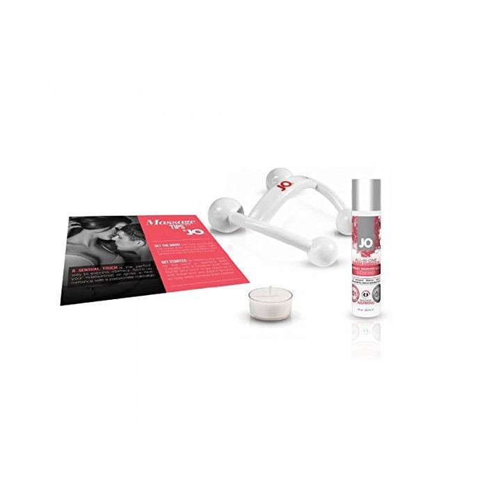Set the stage for sensual play with the JO® ALL-IN-ONE MASSA... System Jo - All-In-One Warming Massage Kit with Silicone Warming Glide photo-5