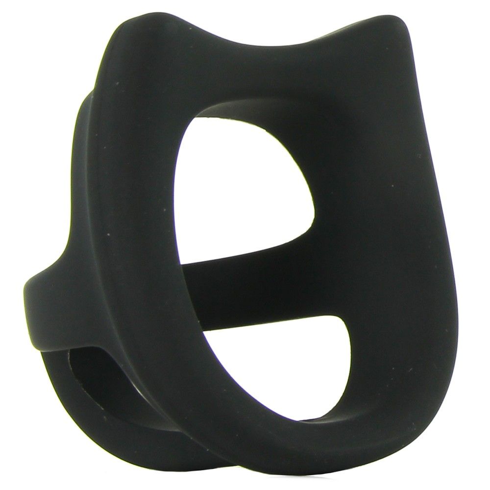 Designed to lift, separate, and tug the testicles for light ... Doc Johnson - Kick Cock Jock Splitter - Black photo-6