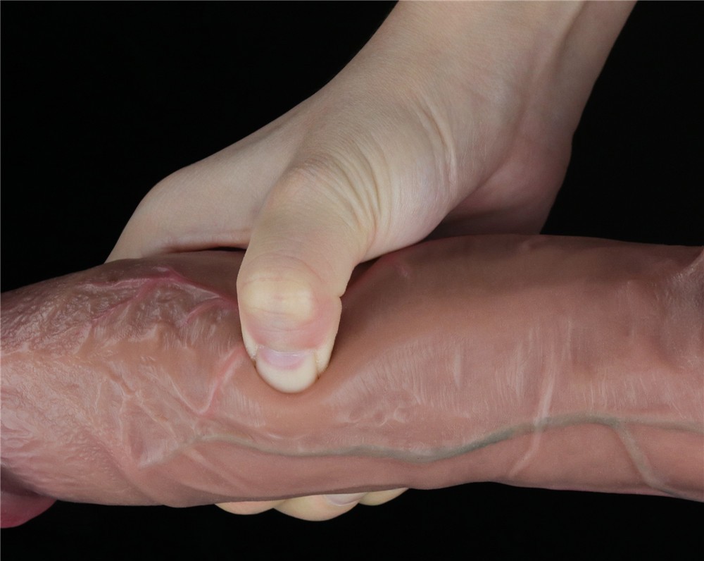 Built to deliver the most lifelike satisfaction, Love Toy Du... Lovetoy - 10.5'' Dual Layered Realistic Cock photo-10