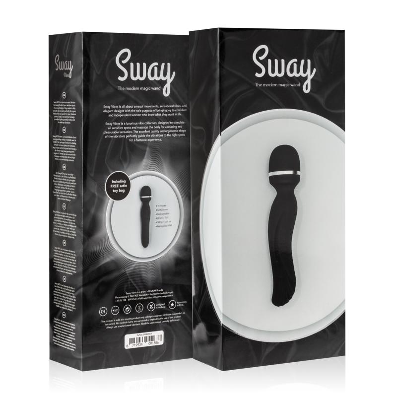 This Sway Vibes Wand Vibrator has a luxurious look and a pow... Sway - Wand Vibrator No.4 - Black photo-11