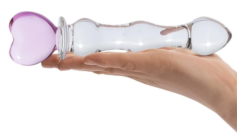 Glas - 8" Sweetheart Glass Dildo photo-3