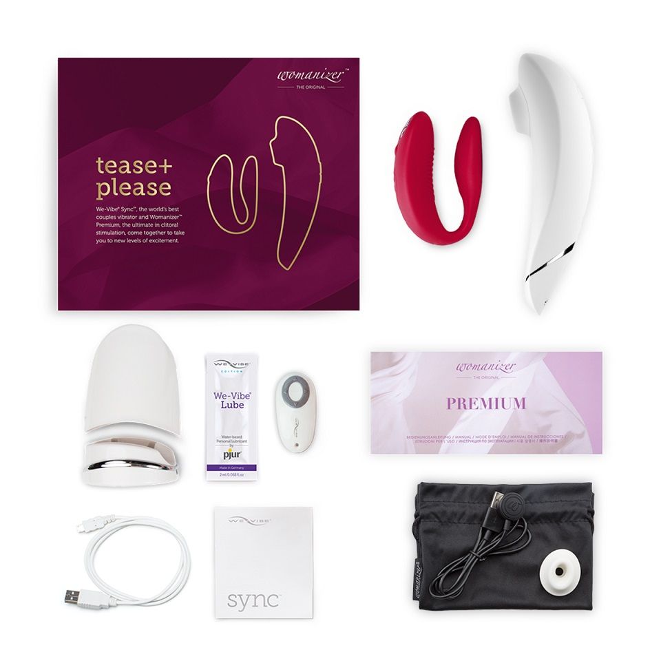 We-Vibe and Womanizer: the perfect symbiosis. Both brands re... Womanizer Premium & We-Vibe Sync - Tease+Please Premium photo-8
