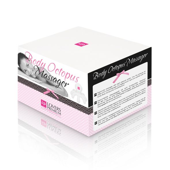 This massager has up to eight pressure points and lies comfo... Lovers Premium - Body Octopus Massager - White photo-4
