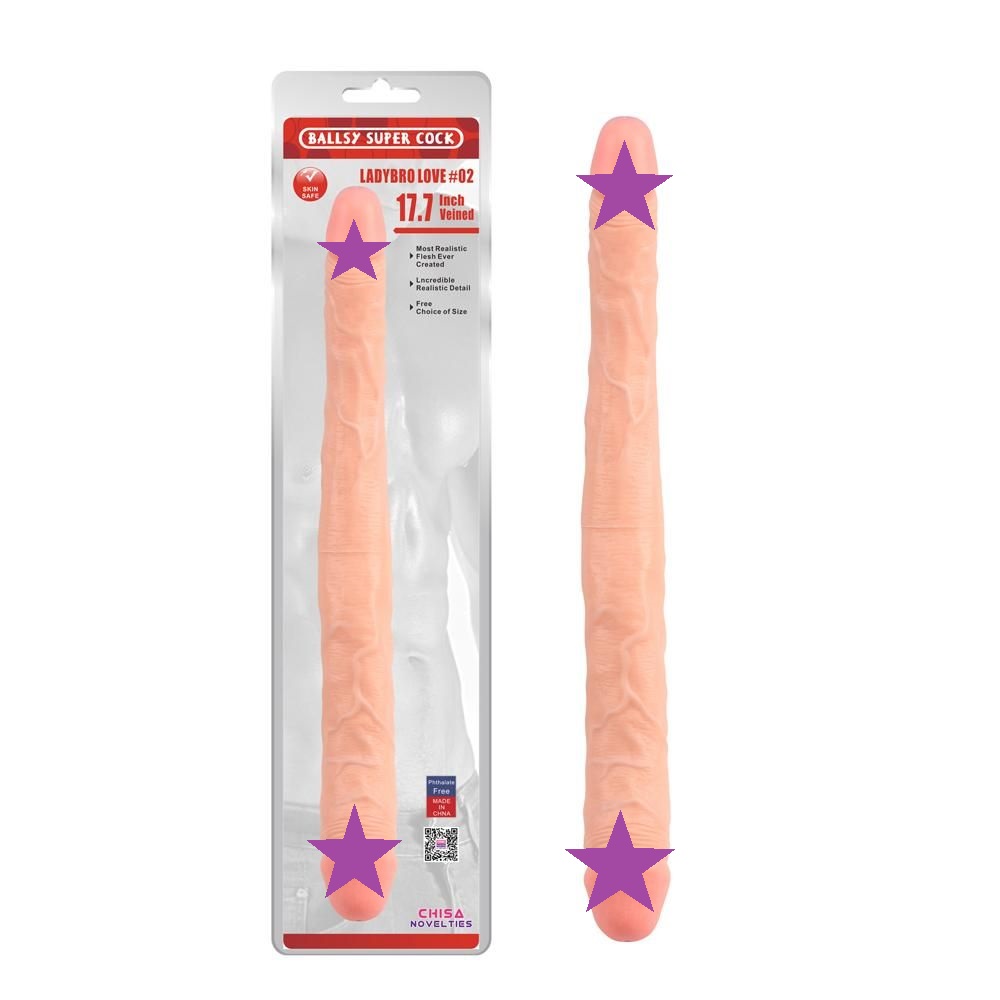 Chisa - Ladybro Love #02 雙頭假陽具17.7″ 照片-2
