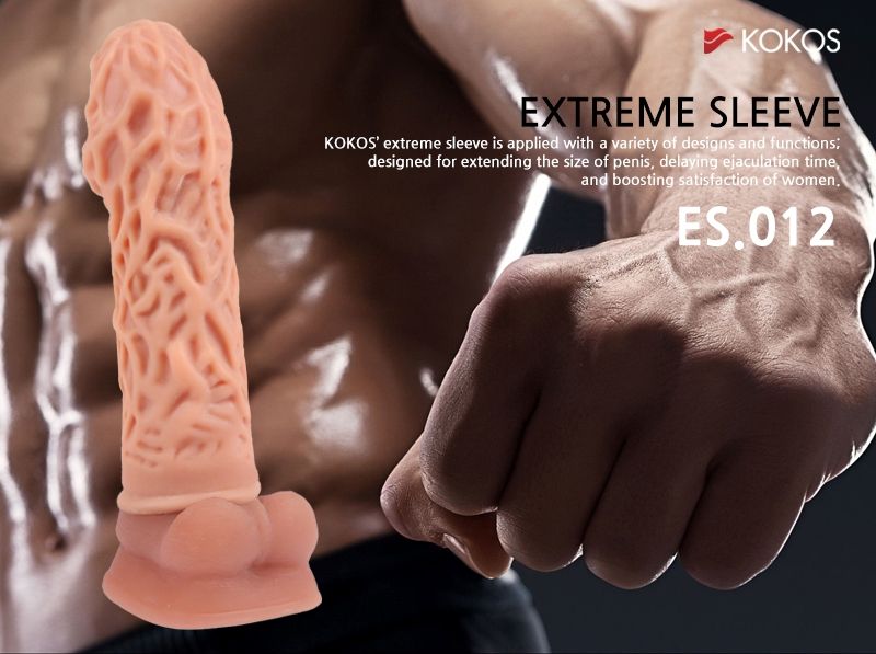 Kokos - Extreme 陰莖套 43x145mm 照片-3