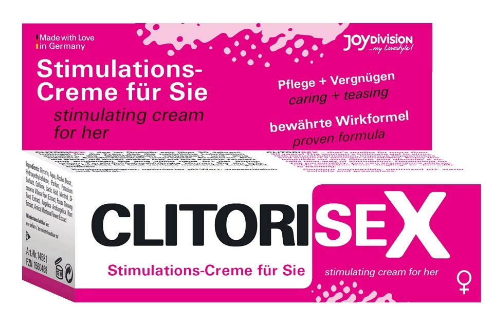 For over 45 years CLITORISEX stands for highest quality and ... Joy Division - CLITORISEX Stimulating Cream - 40ml photo-2