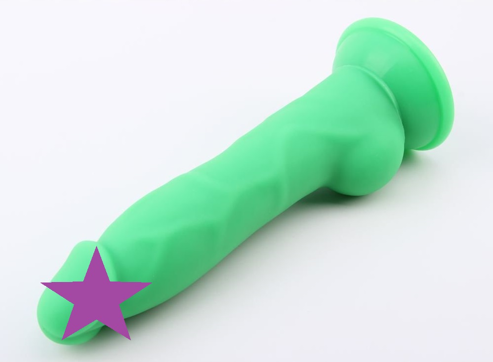 Material:Liquid Silicone
Product Size:23cm,Φ4.4cm
Product We... Chisa - C-Block Dildo - Green photo-2