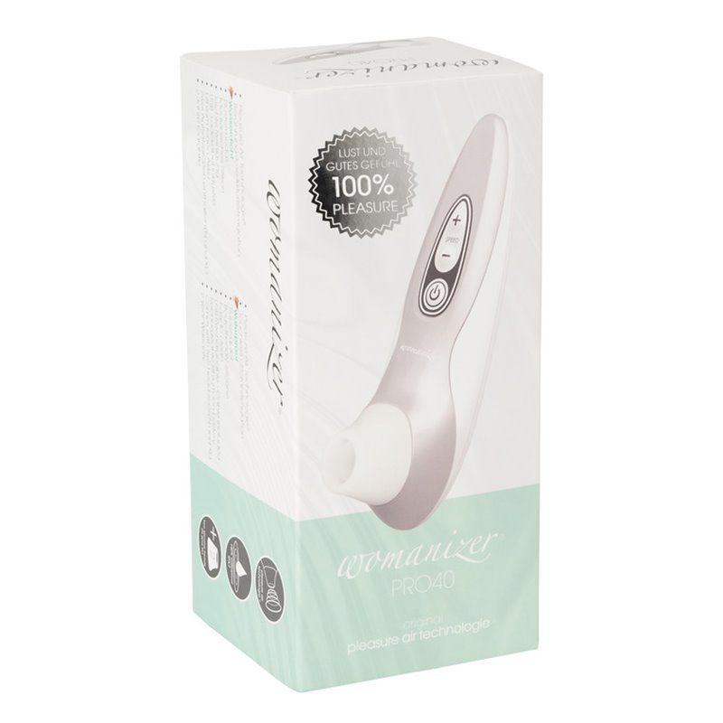 Designed to lavish precision targeted pulsating pressure on ... Womanizer - Pro 40 - White photo-10