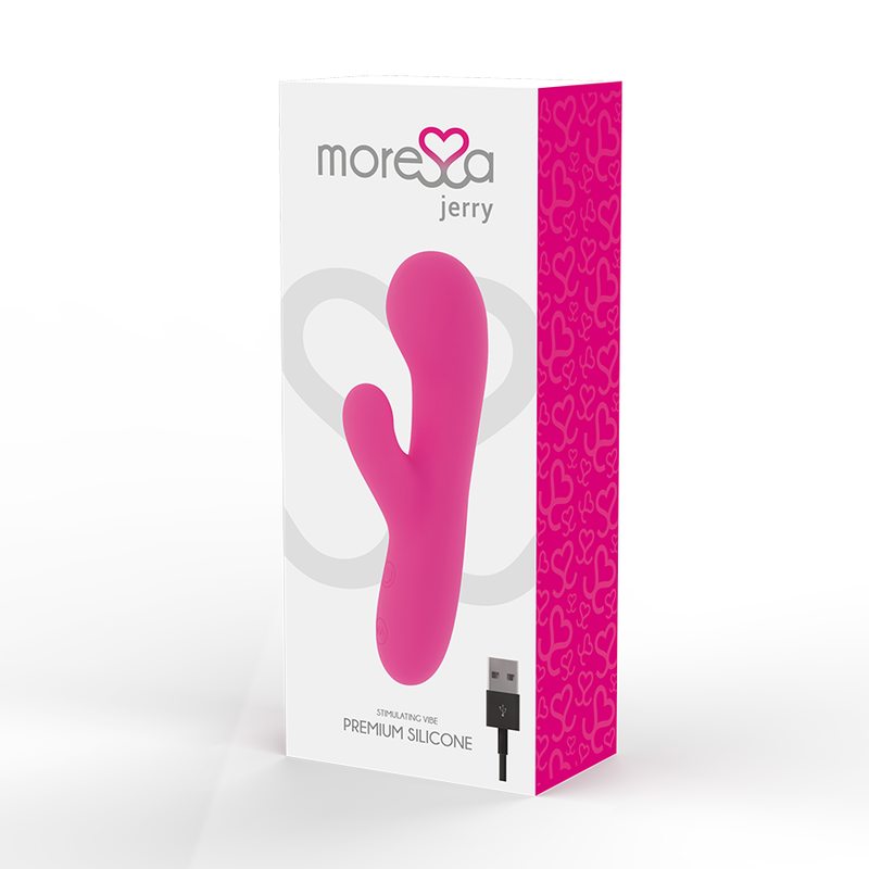 Quietly ready for action anywhere, stimulating the clitoris ... Moressa - Jerry Rabbit Vibe - Pink photo-2