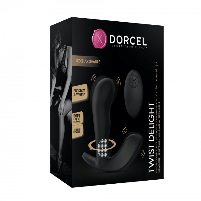 If you ever felt like spicing up your sex life, meet TWIST D... Dorcel - Twist Delight Vibro Plug - Black photo-12