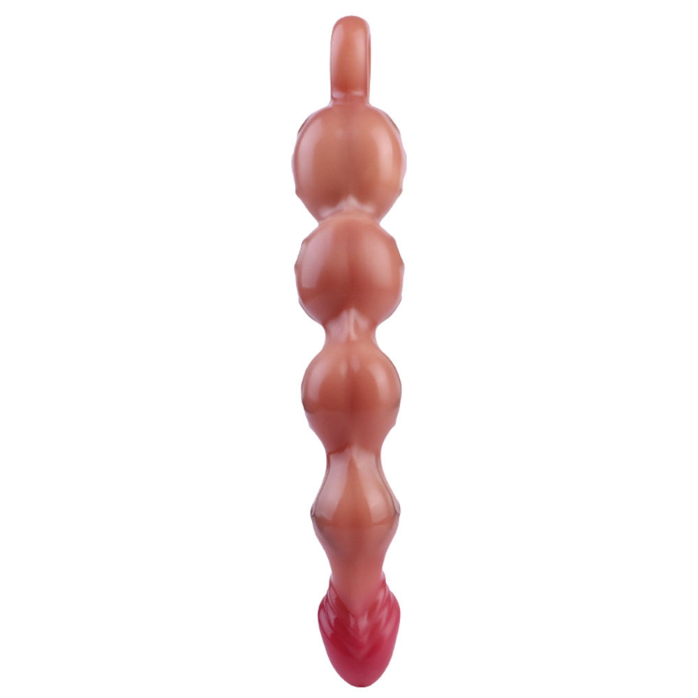 FAAK - Soul Vibro Anal Beads - Flesh photo-6