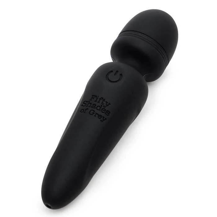 Fifty Shades of Grey - Sensation Mini Wand Vibrator - Black photo-3
