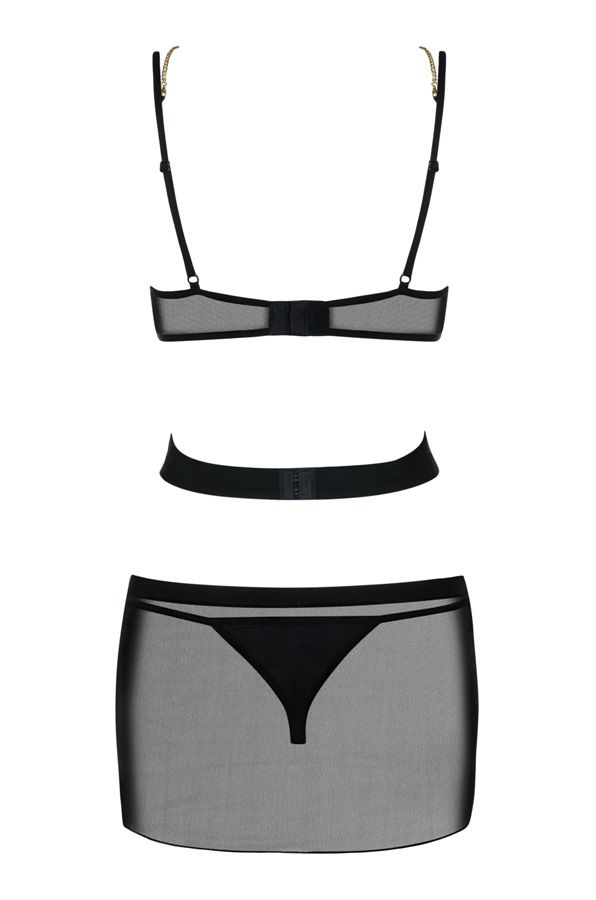 That's my name! Your love mission has just started. With... Obsessive - Bondy Chemise - Black - L/XL photo-8