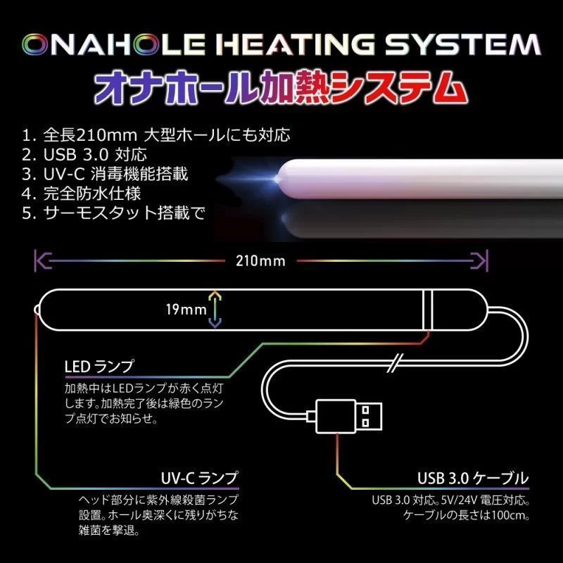 OTAKU has made its male sex toys even hotter and more safe– ... Otaku - Onahole Heating System photo-4