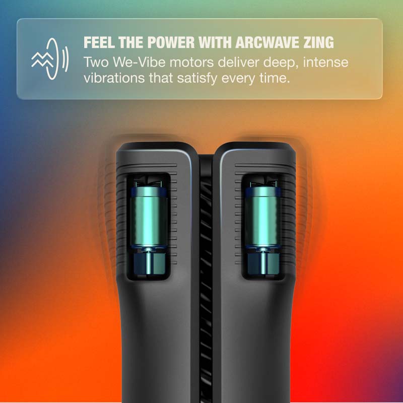 Arcwave - Zing 雙摩打強力強莖按摩器 - 黑色 照片-5