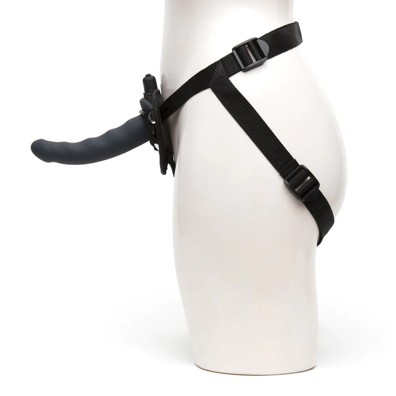 Immerse yourself in the Fifty Shades of Grey experience with... Fifty Shades of Grey - Feel It Baby Vibrating Strap On Harness Set - Black photo-4