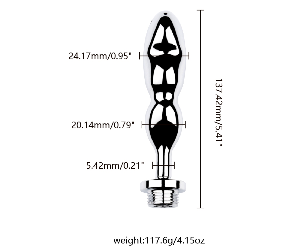 Shower enema aluminium alloy MT - Shower Enema - Silver photo-8