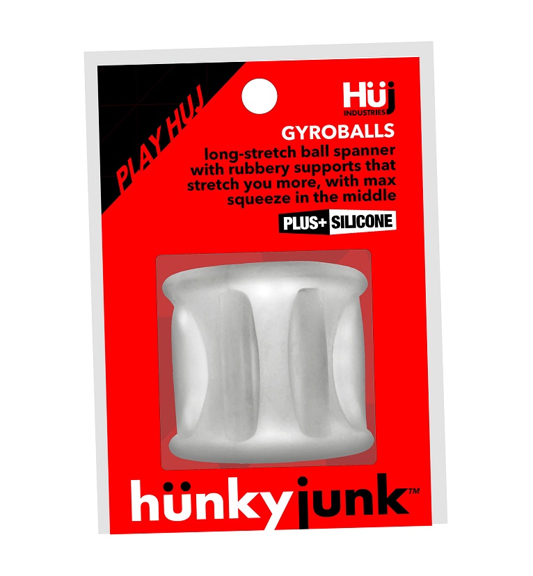The Hunkyjunk clear ice GYROBALLS is a soft stretchy outer h... Hunkyjunk - Gyroballs Ballstretcher - Ice photo-3