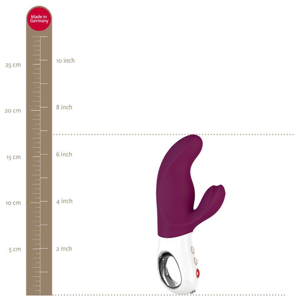 MiSS Bi – DER Vibrator combines phenomenal clitoris stimulat... Fun Factory - Miss Bi - Grape/White photo-14