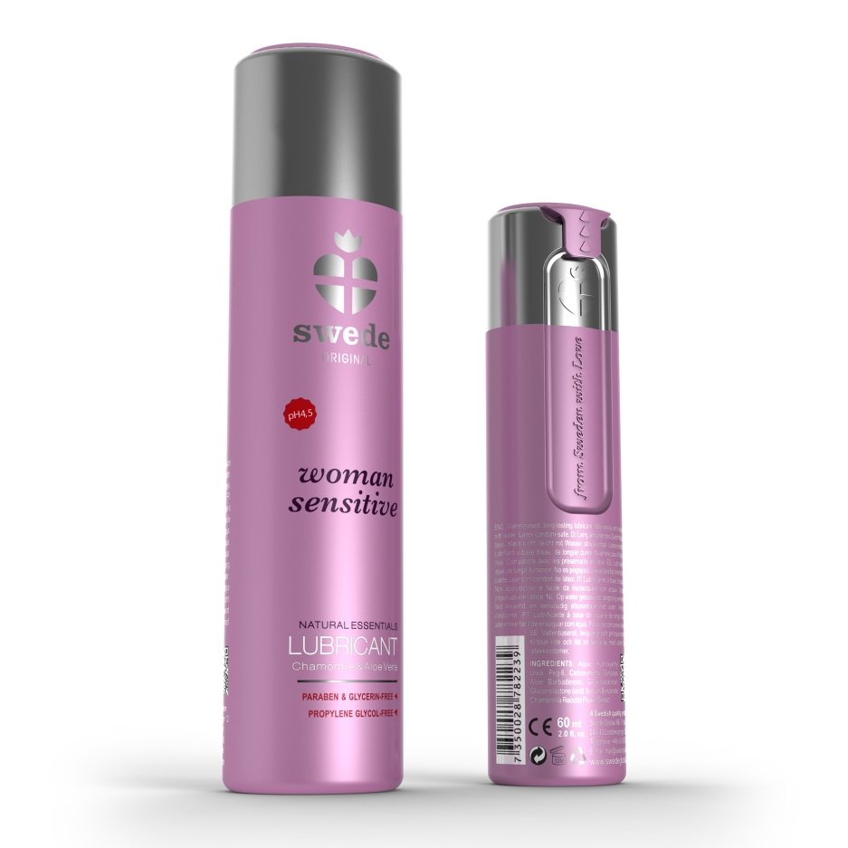 Woman Sensitive is based on Swede’s innovative water-based A... Swede - Original Lube Woman Sensitive - 60ml photo-2