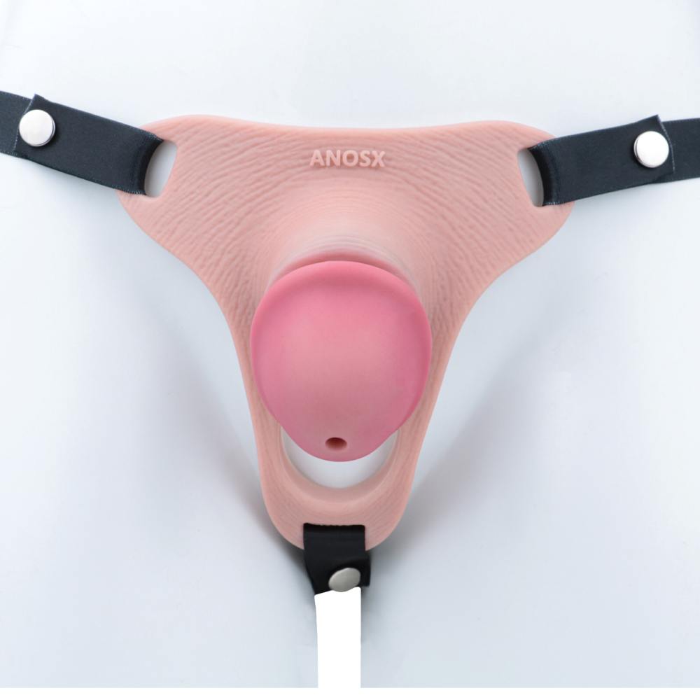 Material: Platinum silicone
Insert length: 8cm
Entrance Inn... FAAK - Penis Cage w Belt - Black photo-3