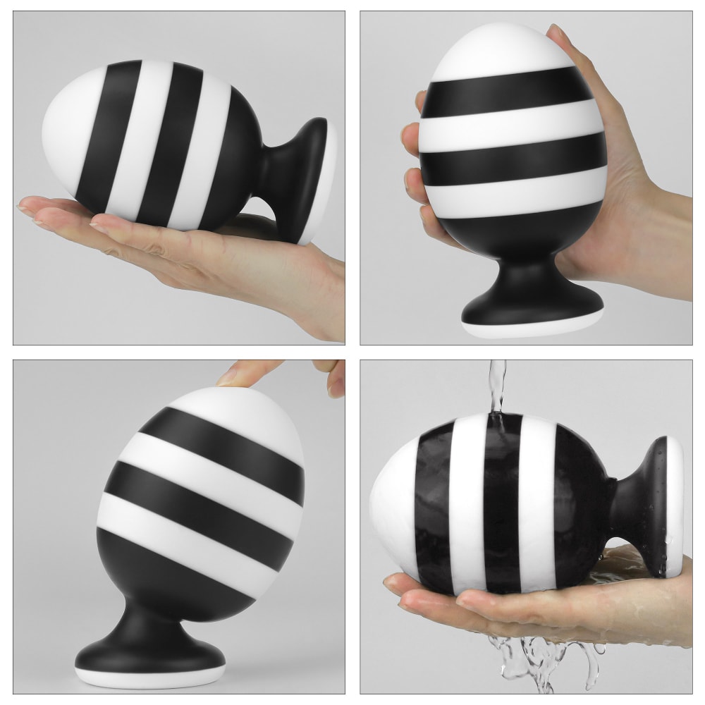Designed to curve into your body, Crafted from finest silico... Lovetoy - 5.5" X-Missioner Butt Plug photo-5