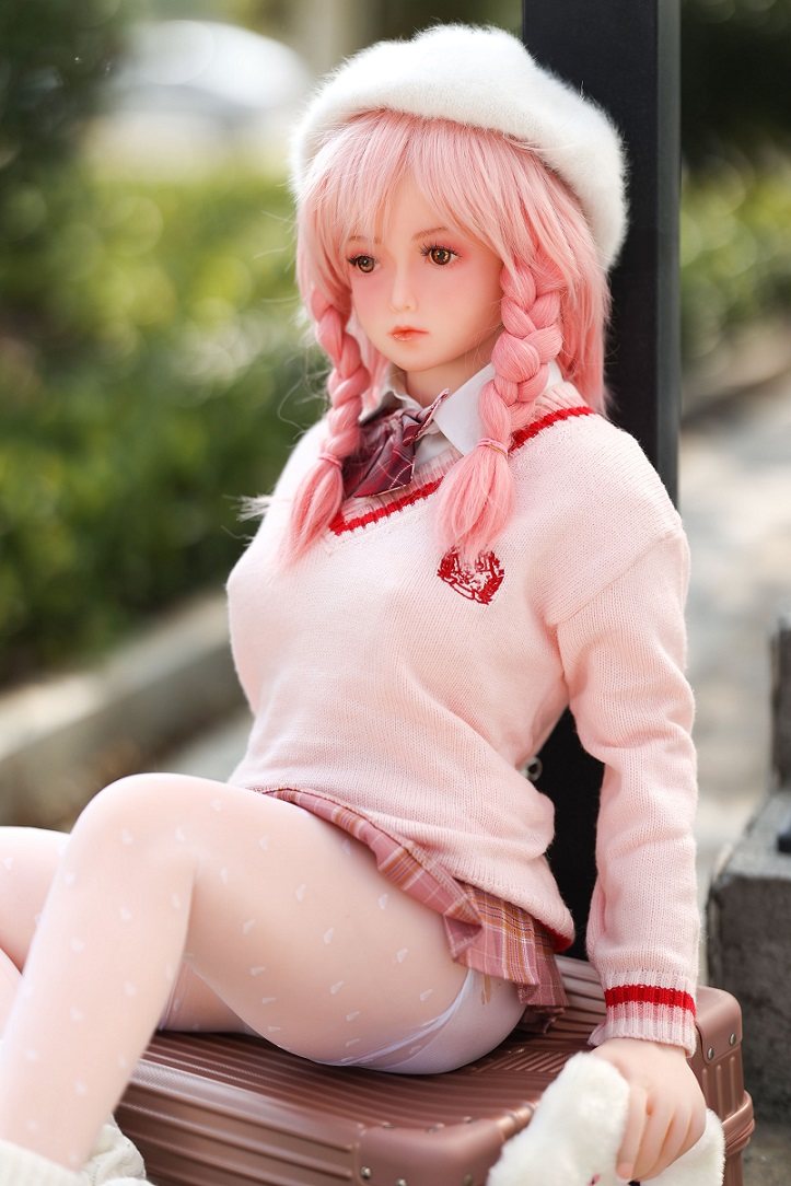 Youra Anime Realistic Sex Doll, Skinny Body, Ultra Soft TPE 138 cm (4'5 ft) photo-3