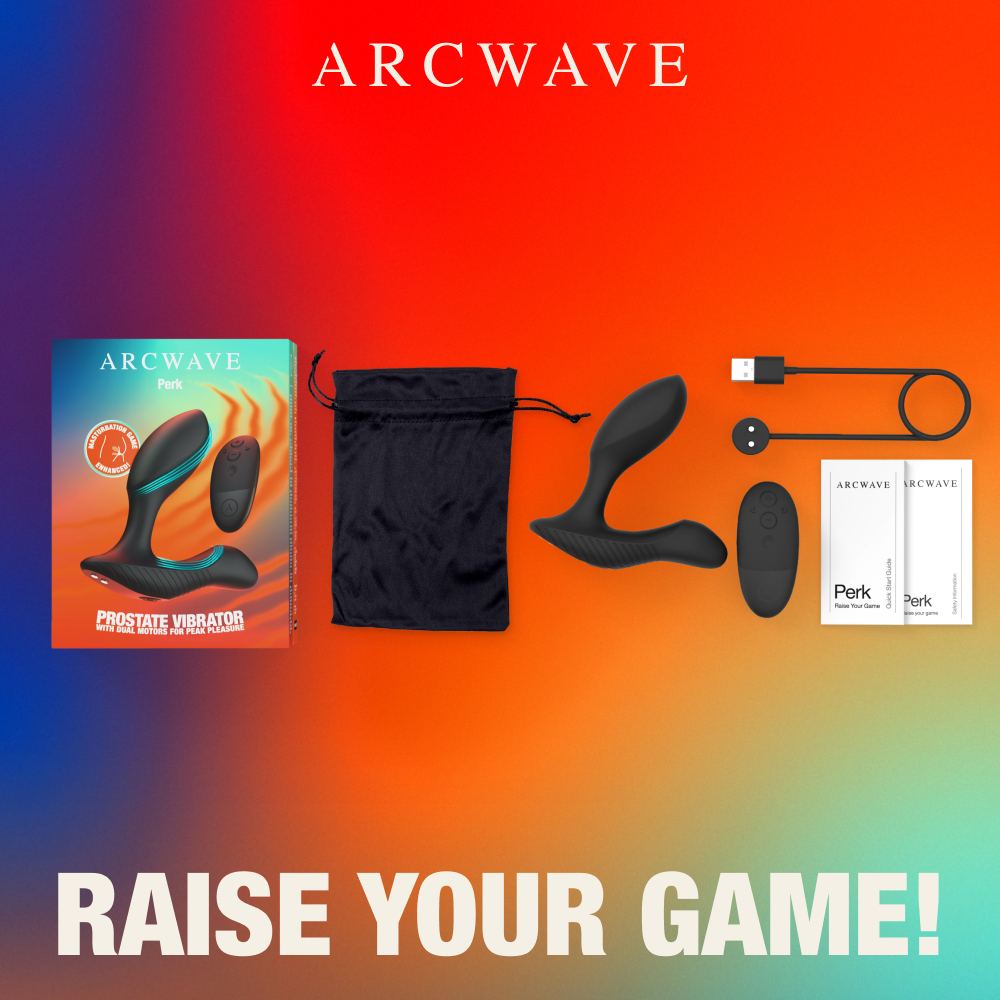 Arcwave - Perk 前列腺双摩打震动按摩器 - 黑色 照片-10