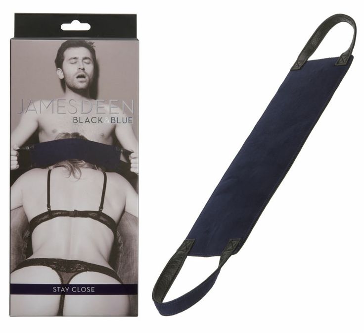 Stay Close with this luxurious Realistic Suede padded blow j... Doc Johnson - JD Black & Blue - Blow Job Helper photo-8