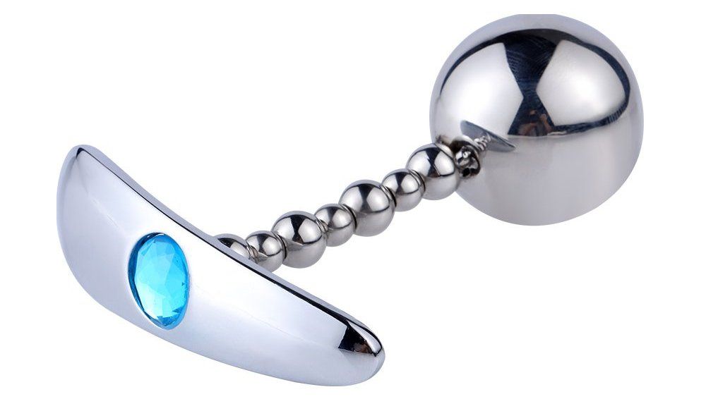 Diameters: 20, 25, 30 mm
Product's stones colour may var... MT - Anal Plugs Set 3 pc photo-4