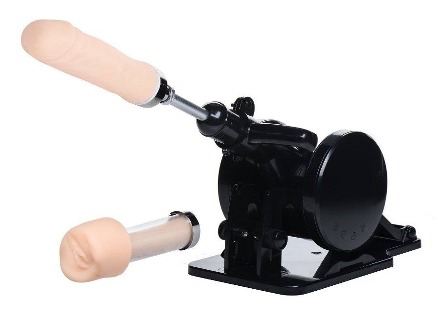 You can see a sample of the product in one of our stores an... Allwell - 1.0 Fucking machine with 4 Attachments - Dildo, Stroker, Vibrator, Vibro Egg photo-7